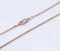 Vintage Italian Sterling Silver Snake Chain Necklace