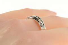 10K White Gold 0.20 Ctw Diamond Channel Men's Wedding Ring