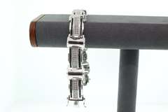 MENS STERLING SILVER WITH STONES BRACELET