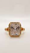 22kt Gold Plated Gemstone Cocktail Ring