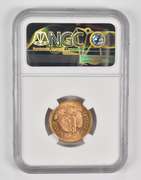 MS65 1959M Mexico 10 Gold Pesos - Restrike - Graded NGC