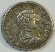 Very scarce Emperor Geta Roman Silver Denarius, 209-212 AD