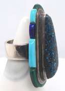 Vintage Sterling Silver Multi Turquoise Ring