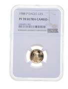 PF70 UCAM 1988-P $5 1/10 Oz. Gold American Eagle - Graded NGC