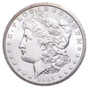 1887-S Morgan Silver Dollar