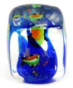Vintage Murano Art Glass Sea Life Paperweight