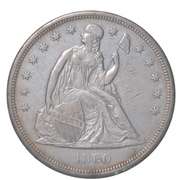 1860-O Seated Liberty Dollar