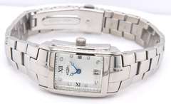 Rotary Quartz Silver Dial Analogue Display Watch
