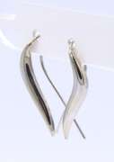 Beautiful White Gold Earrings Climbers