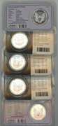 5 Better early date $1 Silver Eagles in Superb Gem BU