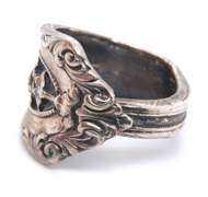 Vintage Sterling Silver Chain and Ring