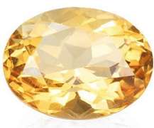 6X8MM OVAL DARK CITRINE LOOSE GEMSTONE