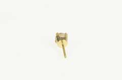14K Yellow Gold 0.20 Ct Diamond Solitaire Classic Single Stud Earring