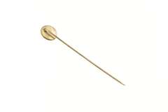 14K Yellow Gold Oval Mother of Pearl Victorian Classic Stick Pin