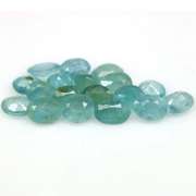 Stunning 6.64ct blue green Grandidierite set