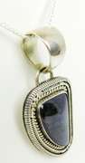 Artie Yellowhorse Navajo Sterling Pendant & Chain