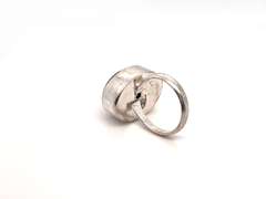 🕷Hello, Gourd-geous!🕷 Oval Black Onyx Tibetan Silver Ring