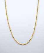 Useful 30" 14k Solid Rope Necklace