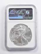 Mint Error MS69 1998 American Silver Eagle REV Struck Thru NGC