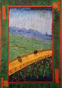 Vincent Van Gogh, Japonaiserie: Bridge in the Rain