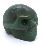 Handcrafted Green Jade Skull