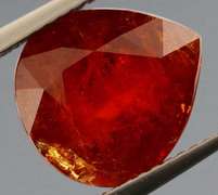 Stunning top red orange 6.80ct Hessonite Garnet