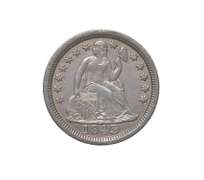 1843 Seated Liberty Dime