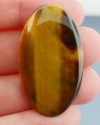 Unique! 47.02ct Golden Tiger Eye cabochon