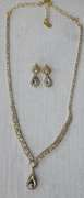 Set Of Fashion Jewelry Neck Lace And Earrings