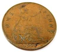 1917 Great Britain Large Cent Coin