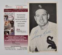 George Kell - Chicago White Sox - Signed Postcard - Certified JSA