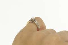 14K White Gold 1.19 Ctw Princess Cut Diamond Engagement Ring