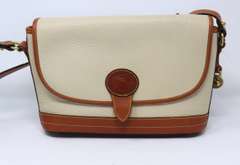 Dooney & Bourke off White Peddle Leather Crossbody