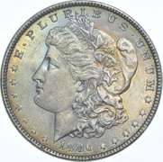 1886 Morgan Silver Dollar - Toned