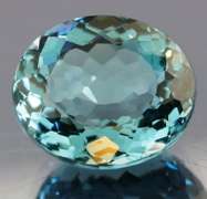 31.75ct top blue green hue created Amethyst