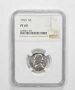 PF69 1953 Jefferson Nickel - Graded NGC