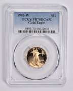 PR70 DCAM 1995-W $10 American Gold Eagle 1/4 Oz. .999 Fine Gold PCGS