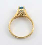 Cute Oval Blur Topaz Ring