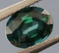 Rich .47ct blue green Sapphire