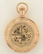 1891 Waltham 7j Gold Plated Hunting Pocket Watch