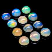 Beautiful 3.95ct unheated Ethiopian jelly opal set