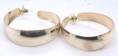925 Sterling Silver Large Hoop Earrings