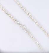 925 Sterling Silver Wheat Silver Chain Necklace