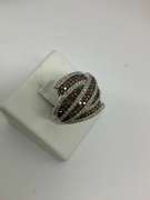 LADIES 14K WHITE GOLD AND DIAMOND RING
