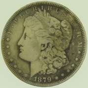1879-S Morgan Silver Dollar $1 US Coin