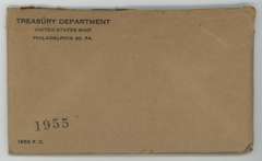 Superb Gem 1955 Flat Pack Proof Set. ORIGINAL