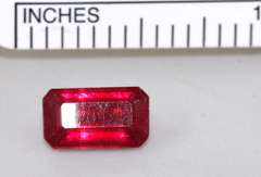 Bright Natural Ruby Octagon - 2.90 cts.