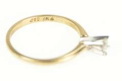 14K Yellow Gold Classic Round Brilliant Diamond Solitaire Ring