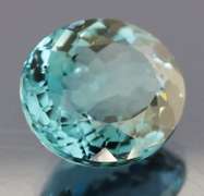 31.75ct top blue green hue created Amethyst
