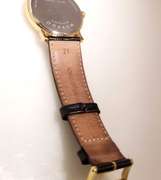 Movado Museum classic Black Yellow Gold Plated Stainless Steel  MO.01.1.34.6002 Men's Wristwatch 38 mm
